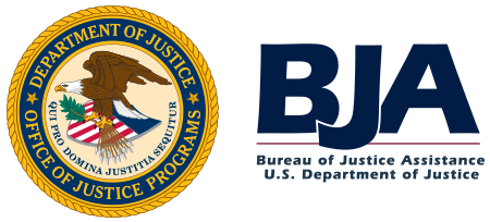 Office of Justice Programs seal next to Bureau of Justice Assistance logo